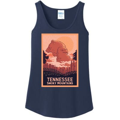 Tennessee Smoky Mountains Ladies Essential Tank