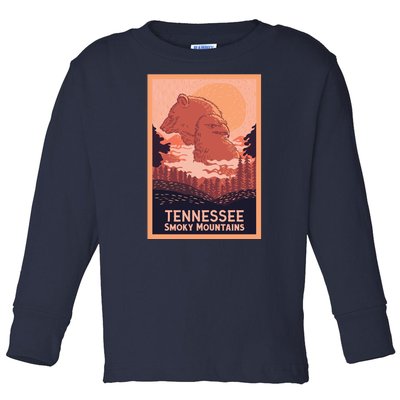 Tennessee Smoky Mountains Toddler Long Sleeve Shirt