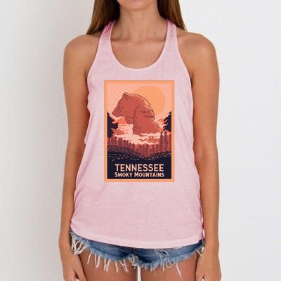 Tennessee Smoky Mountains Women's Knotted Racerback Tank