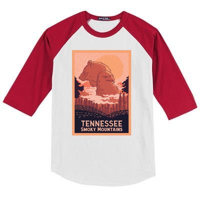 Tennessee Smoky Mountains Kids Colorblock Raglan Jersey