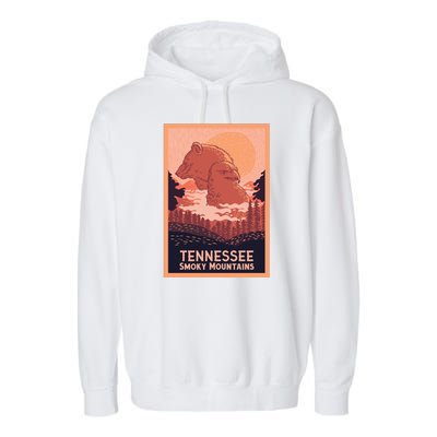 Tennessee Smoky Mountains Garment-Dyed Fleece Hoodie