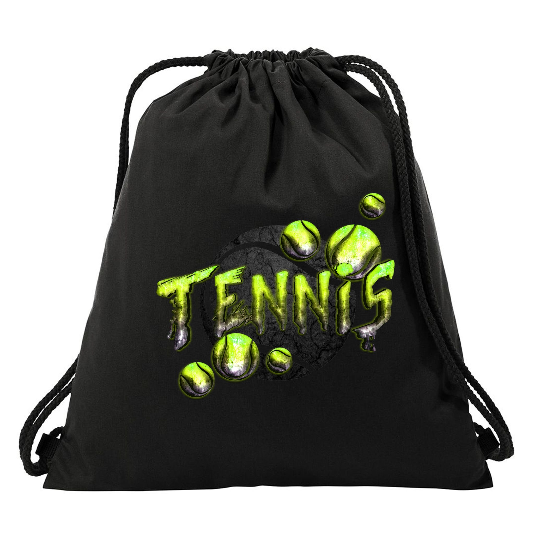 Tennis Drawstring Bag