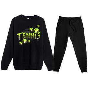 Tennis Premium Crewneck Sweatsuit Set