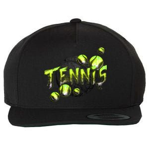 Tennis Wool Snapback Cap