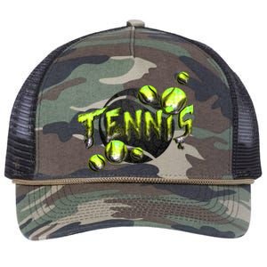 Tennis Retro Rope Trucker Hat Cap