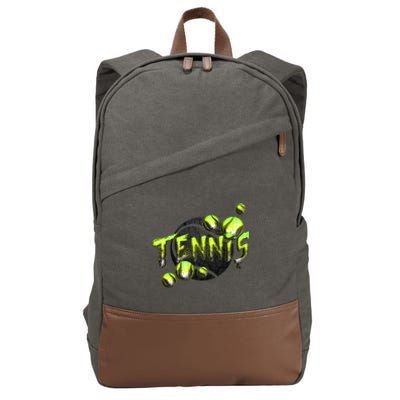 Tennis Cotton Canvas Backpack