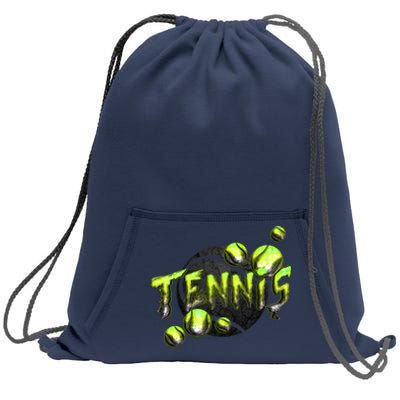 Tennis Sweatshirt Cinch Pack Bag