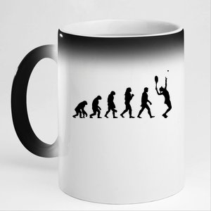 Tennis Evolution 11oz Black Color Changing Mug