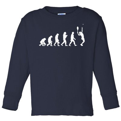 Tennis Evolution Toddler Long Sleeve Shirt