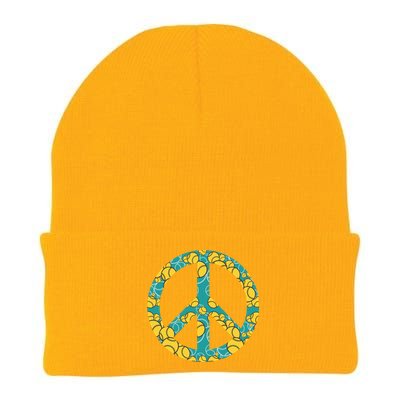 Tennis Peace Sign Knit Cap Winter Beanie