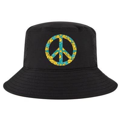 Tennis Peace Sign Cool Comfort Performance Bucket Hat