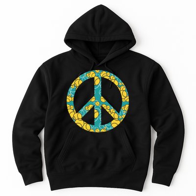 Tennis Peace Sign Hoodie
