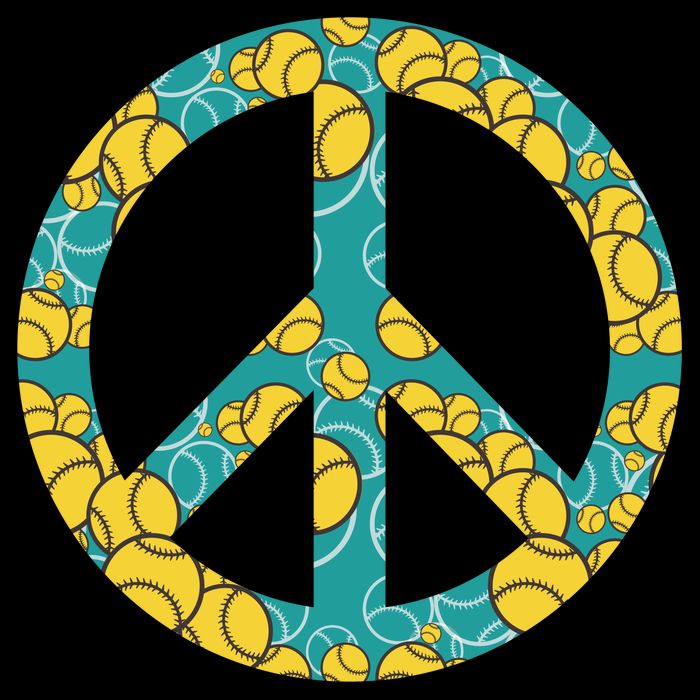 Tennis Peace Sign 7-Panel Snapback Hat