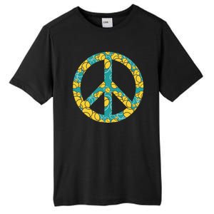 Tennis Peace Sign Tall Fusion ChromaSoft Performance T-Shirt