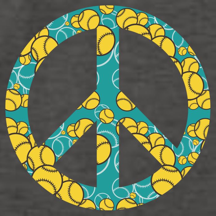 Tennis Peace Sign Vector Backpack