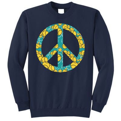 Tennis Peace Sign Tall Sweatshirt