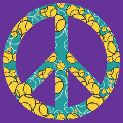 Tennis Peace Sign T-Shirt