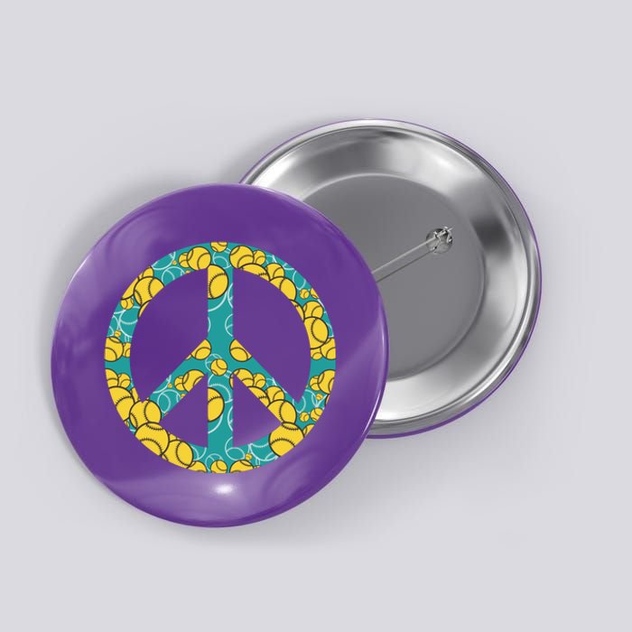 Tennis Peace Sign Button