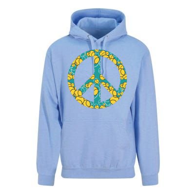 Tennis Peace Sign Unisex Surf Hoodie