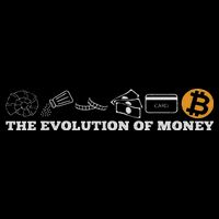 The Evolution Of Money Bitcoin Btc Crypto Cryptocurrency Cooling Performance Crew T-Shirt