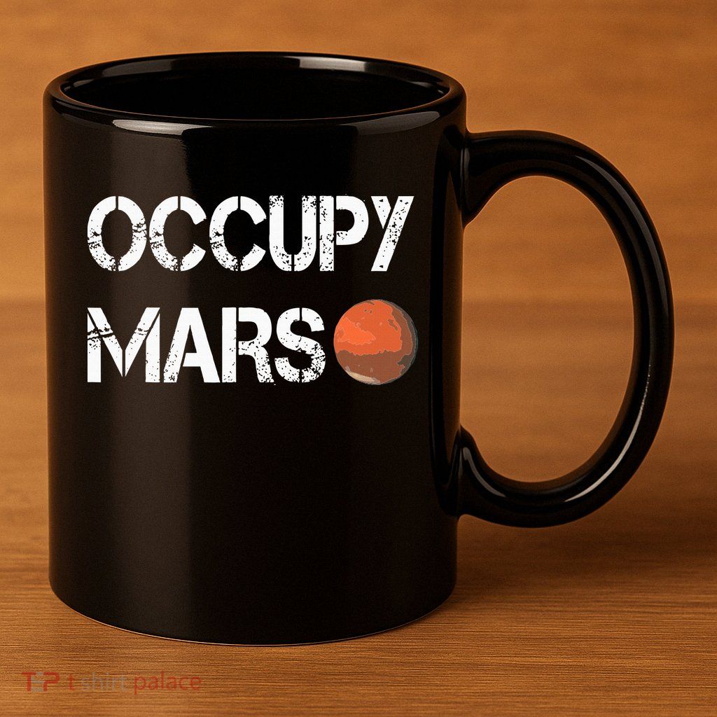 The Explorer Occupy Mars Space 11oz C Handle Ceramic Mug