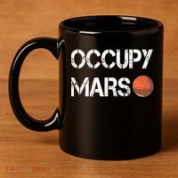 The Explorer Occupy Mars Space 11oz C Handle Ceramic Mug
