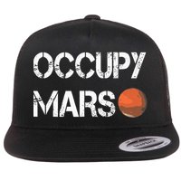 The Explorer Occupy Mars Space Flat Bill Trucker Hat