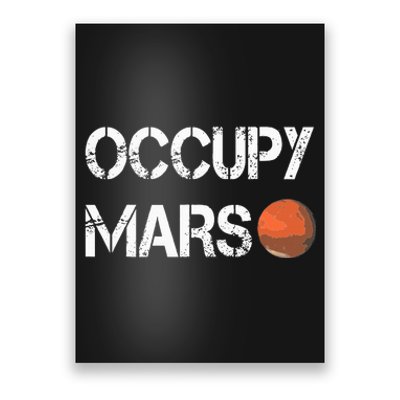 The Explorer Occupy Mars Space Poster