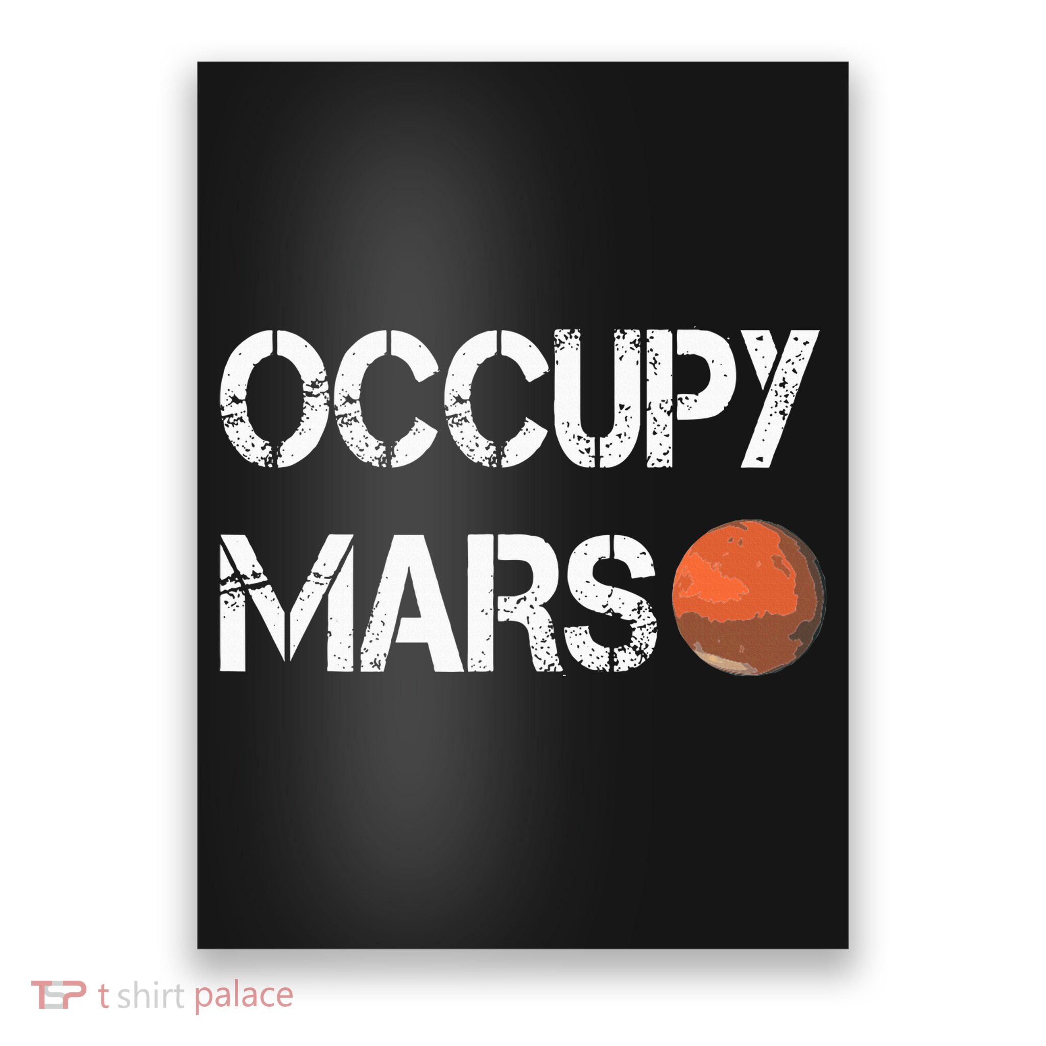 The Explorer Occupy Mars Space Poster