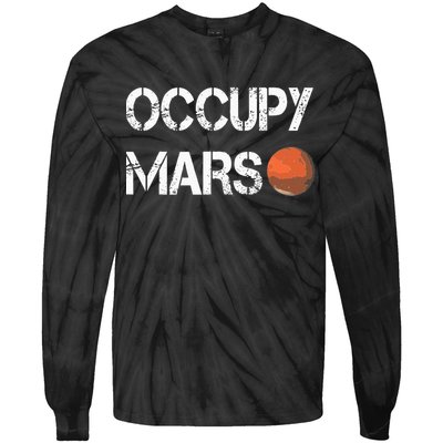 The Explorer Occupy Mars Space Tie-Dye Long Sleeve Shirt