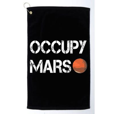 The Explorer Occupy Mars Space Golf Towel