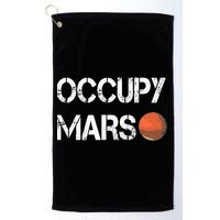 The Explorer Occupy Mars Space Golf Towel