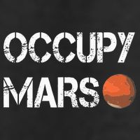 The Explorer Occupy Mars Space Golf Towel
