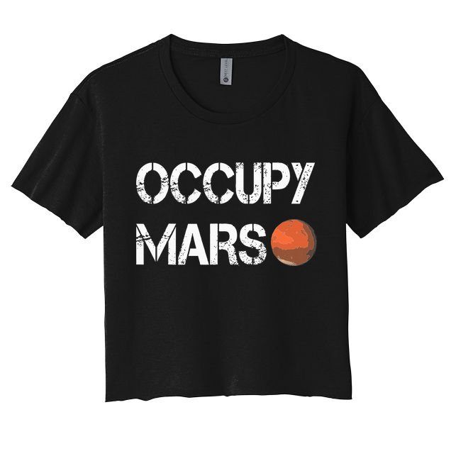 The Explorer Occupy Mars Space Crop Top