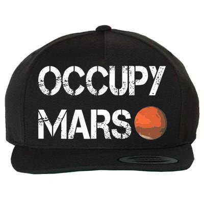 The Explorer Occupy Mars Space Wool Snapback Cap