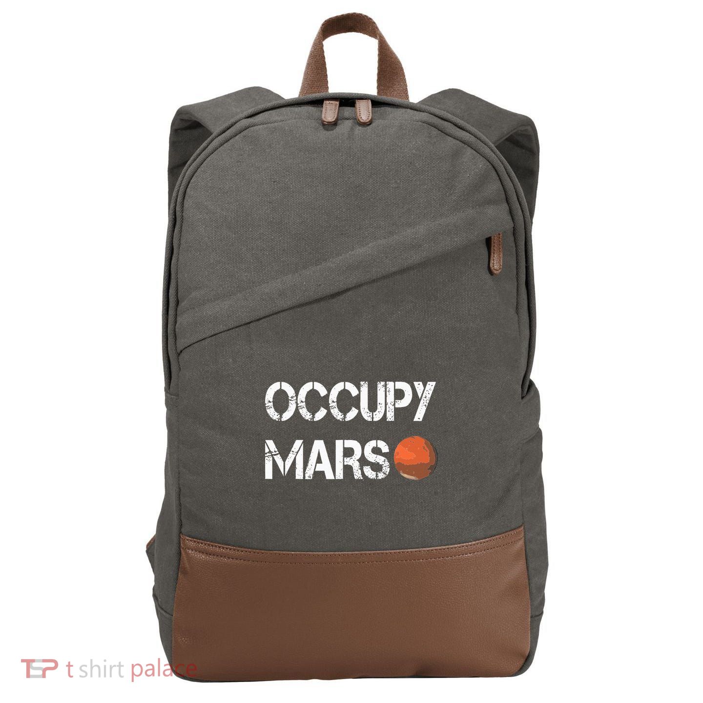 The Explorer Occupy Mars Space Cotton Canvas Backpack