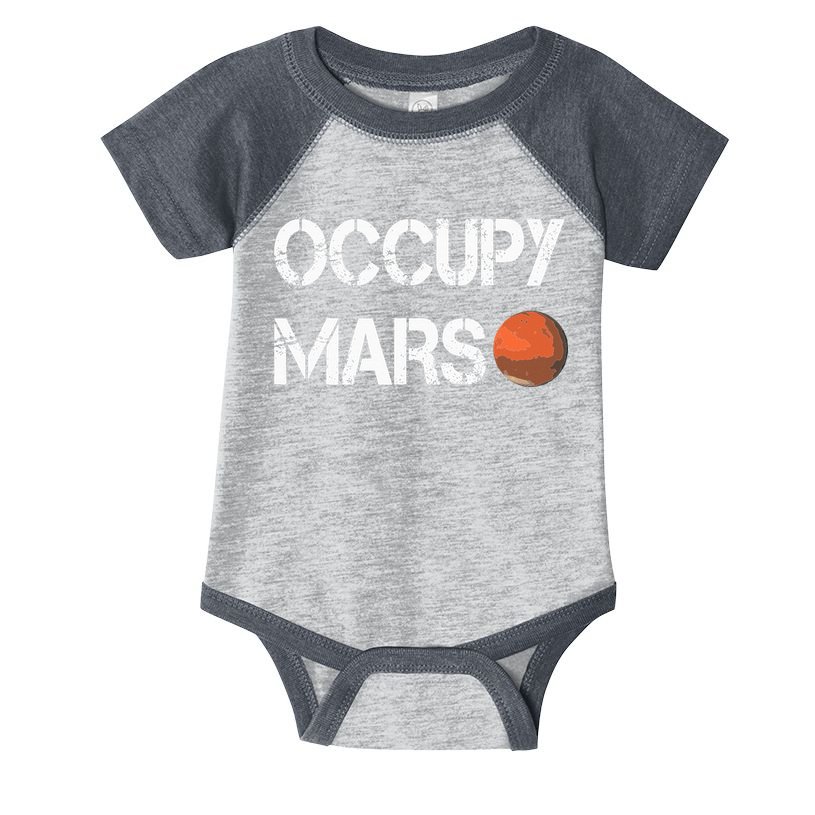 The Explorer Occupy Mars Space Infant Baby Jersey Bodysuit