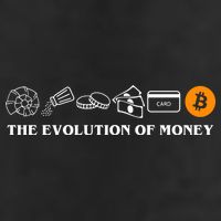 The Evolution Of Money Bitcoin Crypto 25L Jumbo Tote
