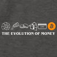 The Evolution Of Money Bitcoin Crypto Vector Backpack