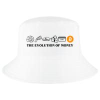 The Evolution Of Money Bitcoin Crypto Cool Comfort Performance Bucket Hat