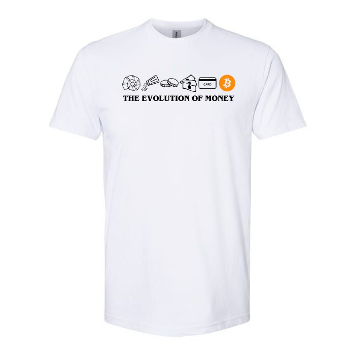 The Evolution Of Money Bitcoin Crypto Softstyle CVC T-Shirt