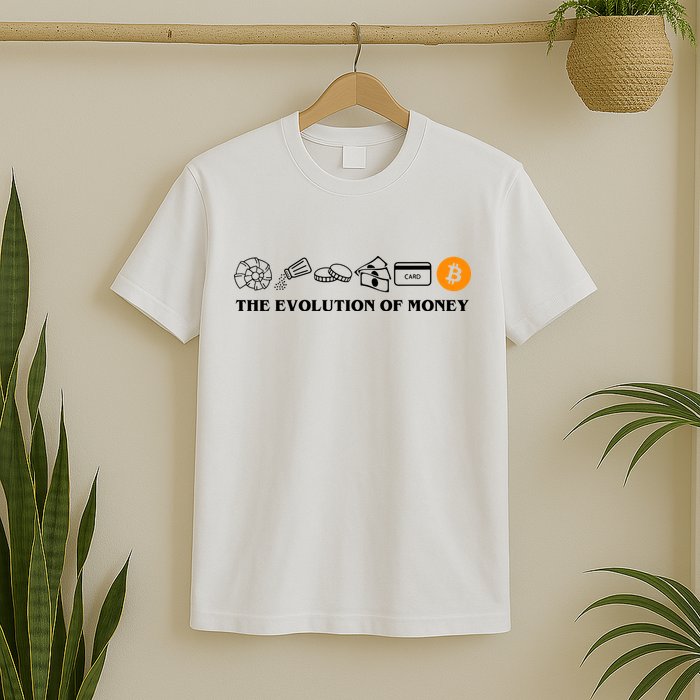 The Evolution Of Money Bitcoin Crypto T-Shirt