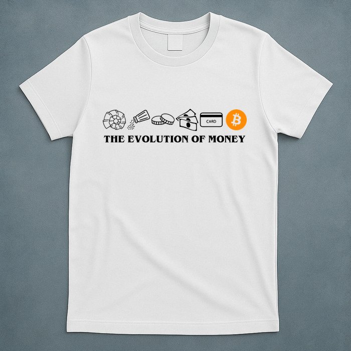 The Evolution Of Money Bitcoin Crypto T-Shirt