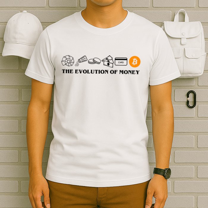 The Evolution Of Money Bitcoin Crypto T-Shirt
