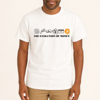 The Evolution Of Money Bitcoin Crypto Tall T-Shirt