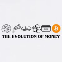 The Evolution Of Money Bitcoin Crypto V-Neck T-Shirt