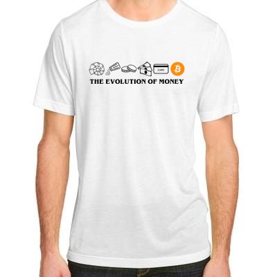 The Evolution Of Money Bitcoin Crypto Adult ChromaSoft Performance T-Shirt