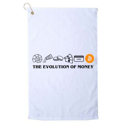 The Evolution Of Money Bitcoin Crypto Golf Towel