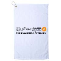 The Evolution Of Money Bitcoin Crypto Golf Towel