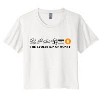 The Evolution Of Money Bitcoin Crypto Crop Top